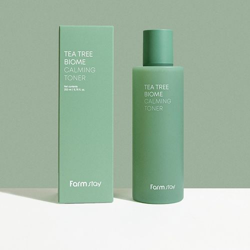  Nước hoa hồng dưỡng ẩm sâu chiết xuất Tràm Trà Farmstay Tea Tree Biome Calming Toner 