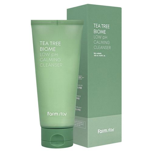  Sữa rửa mặt cân bằng pH chiết xuất Tràm Trà Farmstay Tea Tree Biome Low PH Calming Cleanser 
