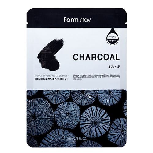  Farmstay Visible Difference Mask Sheet Charcoal 
