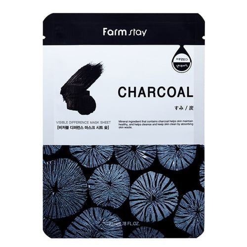  Farmstay Visible Difference Mask Sheet Charcoal 