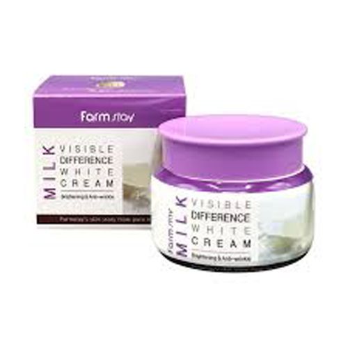  Kem Dưỡng Da Protein Sữa – Dưỡng Ẩm, Làm Sáng & Ngừa Lão Hóa-Farmstay visible difference moisture cream (Milk) 