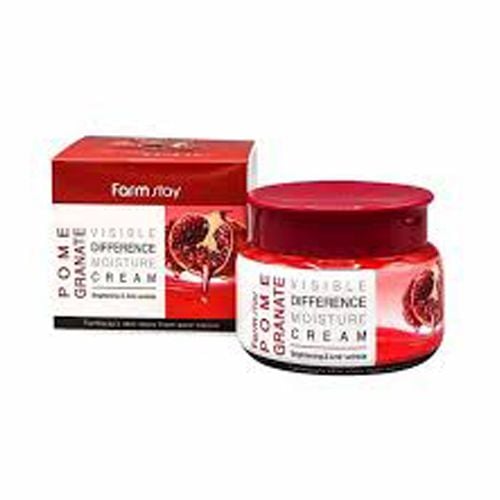  Kem Dưỡng Ẩm Chiết Xuất Lựu Đỏ – Cấp Ẩm Sâu, Dưỡng Sáng Da & Ngừa Lão Hóa-Farmstay visible difference moisture cream (pomegranate) 