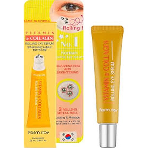  Farmstay vitamin & collagen rolling eye serum 