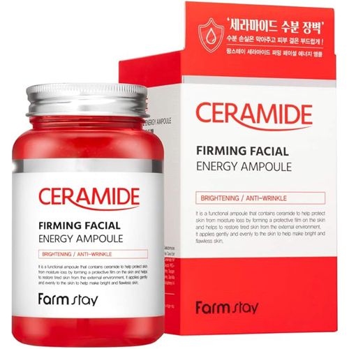  Tinh chất cấp năng lượng săn chắc Lipid tự nhiên Farmstay Ceramide Firming Facial Energy Ampoule 
