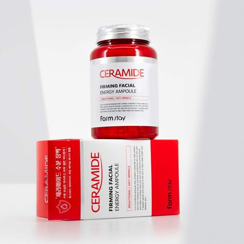  Tinh chất cấp năng lượng săn chắc Lipid tự nhiên Farmstay Ceramide Firming Facial Energy Ampoule 