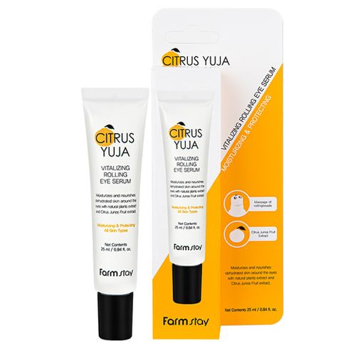  Farmstay Citrus Yuja Vitalizing Rolling Eye Serum 