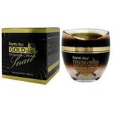  Kem dưỡng chống lão hóa da cao cấp Vàng 24k Farmstay Gold Snail Premium Cream 