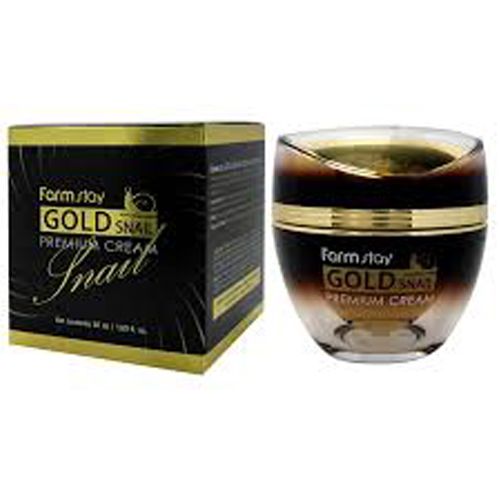  Kem dưỡng chống lão hóa da cao cấp Vàng 24k Farmstay Gold Snail Premium Cream 