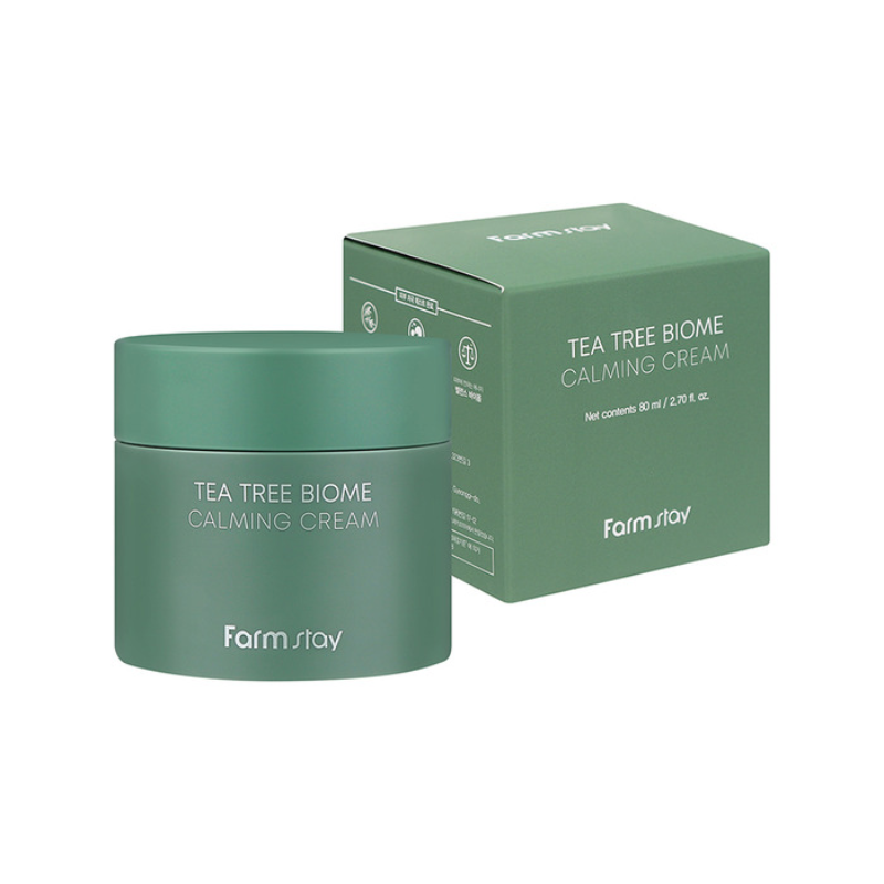  Kem dưỡng cho da khô chiết xuất Tràm trà Farmstay Tea Tree Biome Calming Cream 