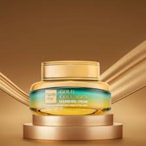  Kem Dưỡng làm trắng, mềm mịn da Vàng 24k Farmstay Gold Collagen Nourishing Cream 