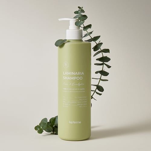  Dầu gội Tảo bẹ hương khuynh điệp và thông Laferme Laminaria Shampoo Pine & Eucalyptus 500ml 