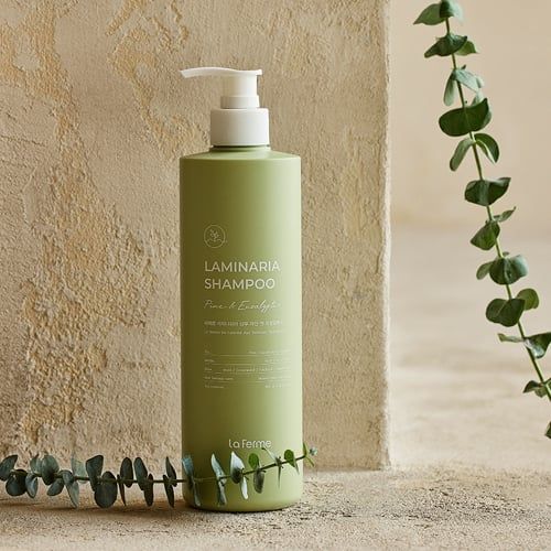  Dầu gội Tảo bẹ hương khuynh điệp và thông Laferme Laminaria Shampoo Pine & Eucalyptus 500ml 