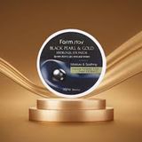 Miếng dán mắt làm mịn và dưỡng ẩm Vàng 24k Farmstay Black Pearl&Gold Hydrogel Eye Patch 