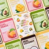  Farmstay Real Essence Mask Combo pack V3 (Sheabutter, Manuka honey, Avocado) 