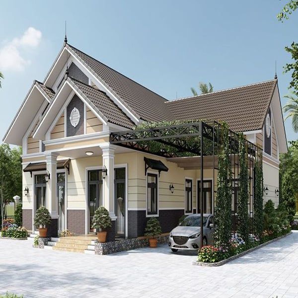  Nhà mái thái 1 tầng 