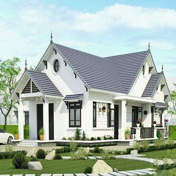  Nhà mái thái 1 tầng 