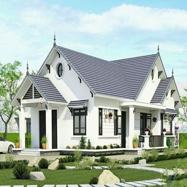  Nhà mái thái 1 tầng 