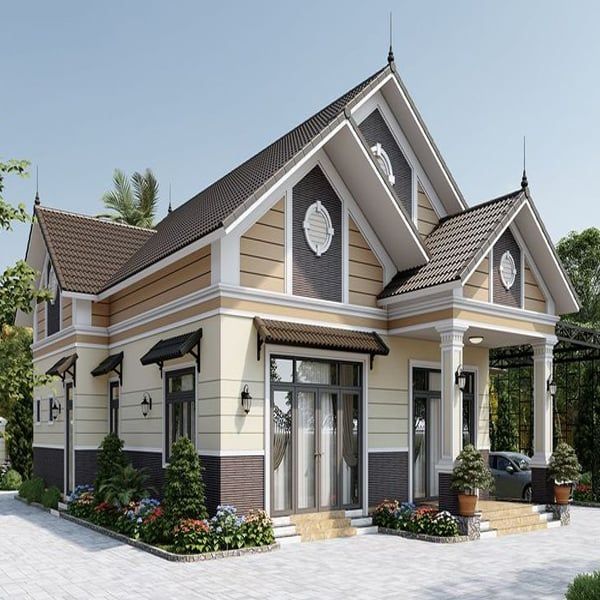  Nhà mái thái 1 tầng 