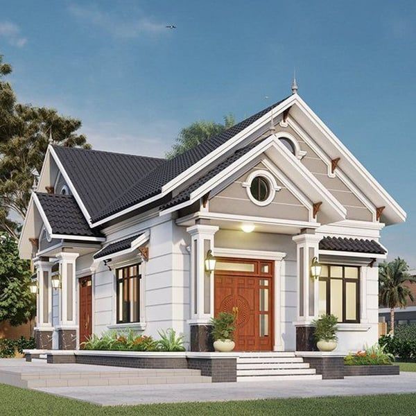  Nhà mái thái 1 tầng 