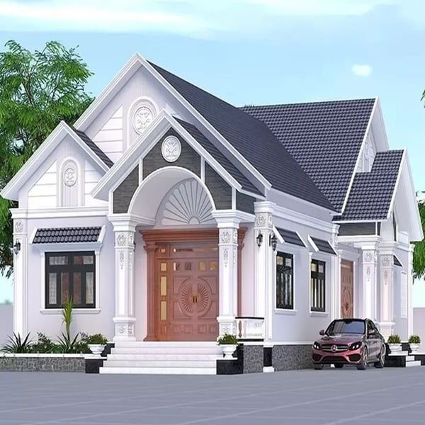  Nhà mái thái 1 tầng 