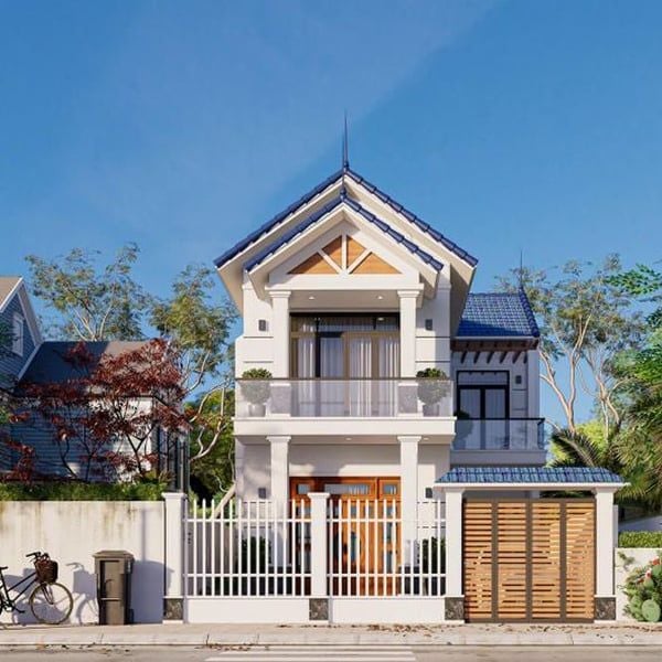  Nhà mái thái 2 tầng 