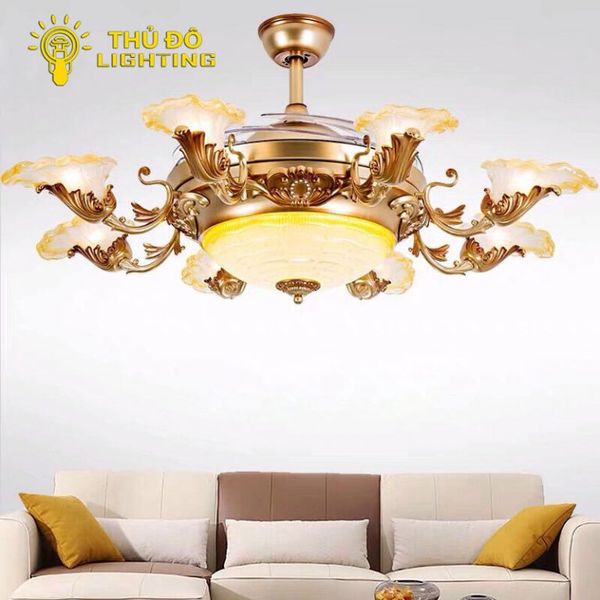  Quạt Trần Đèn 4 Cánh QT62 