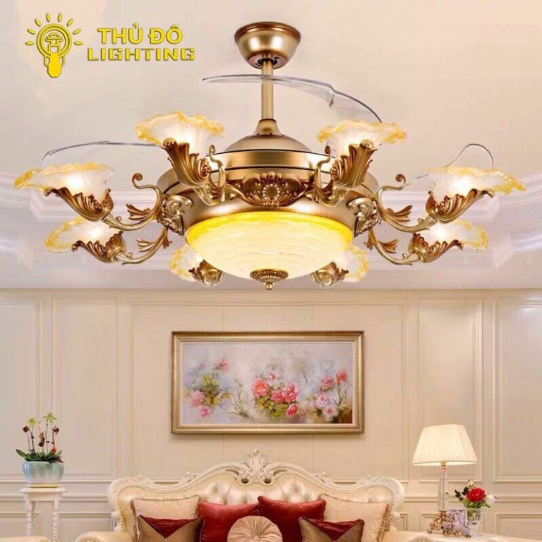  Quạt Trần Đèn 4 Cánh QT62 