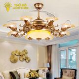  Quạt Trần Đèn 4 Cánh QT62 