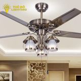  Quạt Trần Đèn Hiện Đại 5 Cánh QT60 