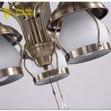  Quạt Trần Đèn Hiện Đại 5 Cánh QT60 
