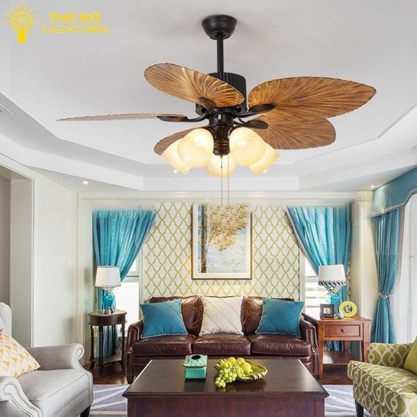  Quạt trần đèn 5 cánh 