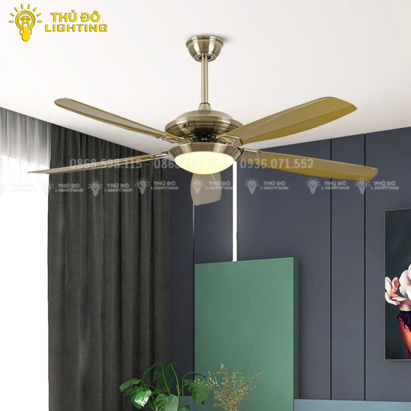  Quạt Trần Đèn 5 Cánh QT16 