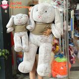  Gấu bông thỏ bunny tai dài mặc áo len dễ thương 