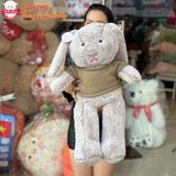  Gấu bông thỏ bunny tai dài mặc áo len dễ thương 