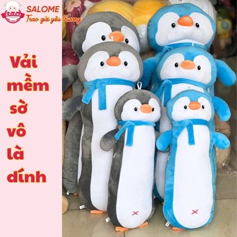  Gấu bông cánh cụt đeo khăn 