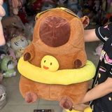  Gấu bông capybara tắm biển thú bông chuột lang nước 