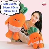  Gấu bông cà rốt mặc bỉm, thú bông carot mặc quần dễ thương 