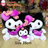  Gấu bông Kuromi Melody Cinnamorol Đeo Túi 