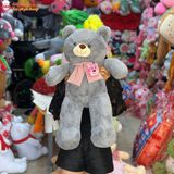  Gấu bông teddy đeo khăn gấu dâu dễ thương 