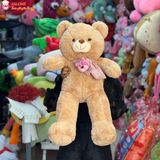  Gấu bông teddy đeo khăn gấu dâu dễ thương 