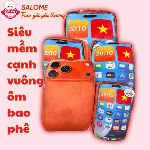 Điên thoại ip 17 nhồi bông