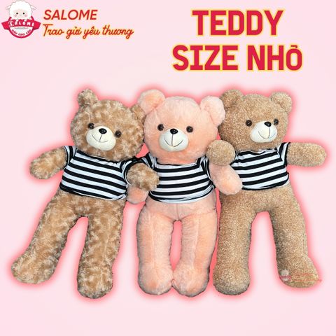 Gấu bông teddy nhỏ mini ôm ngủ cho bé SALOME