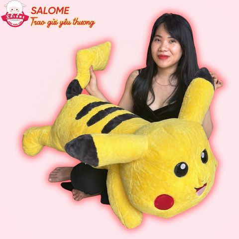 Gấu Bông Pikachu Nằm Dễ Thương To Khổng Lồ