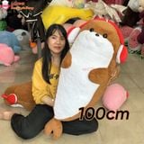  Gấu bông rái cá tai phone ôm ngủ 