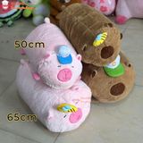  Gấu bông capybara nằm dài nón bóng chày dễ thương ôm ngủ 