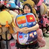  Điên thoại ip 17 nhồi bông 