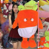  Gấu bông cà rốt mặc bỉm, thú bông carot mặc quần dễ thương 