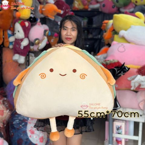  Gấu bông sandwich tam giác dễ thương ôm ngủ 