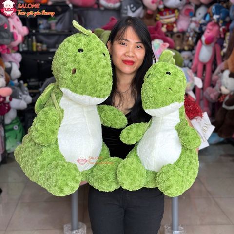  Gấu Bông Khủng Long Xanh Đeo Balo Bơ Dễ Thương 