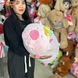  Gấu bông capybara nằm dài nón bóng chày dễ thương ôm ngủ 